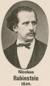Nicolaus Rubinstein (gravür) by English School