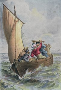 Açık bir teknede on dokuz gün by English School