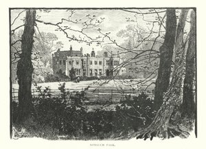 Nonsuch Park (gravür) by English School