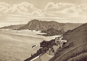 Kuzey Devon: Lantern Hill ve Hillsboro, East Parade (lito) by English School