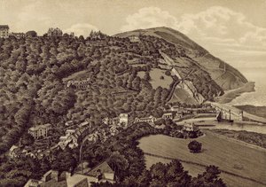 Kuzey Devon: Lynton ve Lynmouth (lito) by English School