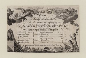 Northampton Şapeli, ticaret kartı by English School