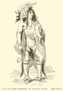 Yolsuz (düşünür), bir Iroquois Kızılderilisi by English School