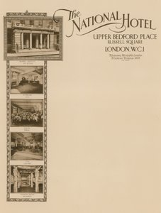 National Hotel, Upper Bedford Place, Russell Square