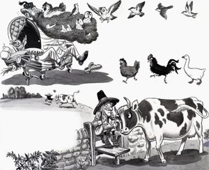 Tekerleme illüstrasyon by English School