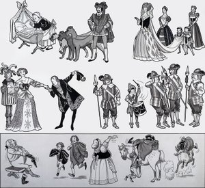 Tekerleme illüstrasyon by English School