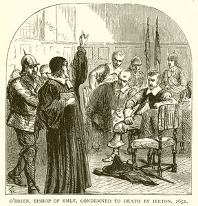 OBrien, Emly Piskoposu, Ireton Tarafından Ölüme Mahkûm Edildi, 1651 by English School