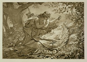 Oberon ve Titania by English School
