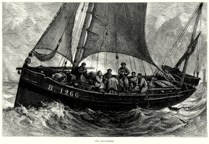 Off Boulogne (gravür) by English School