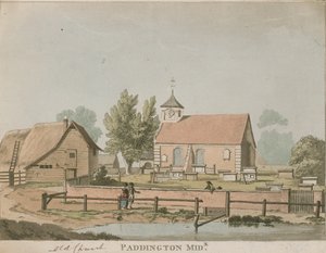 Eski Kilise, Paddington, Middlesex by English School