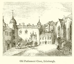 Eski Parlamento Kapat, Edinburgh by English School