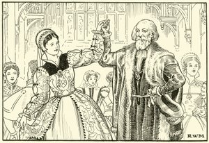 Eski Sebastian Cabot Dansı (kağıt üzerine mürekkep) by English School