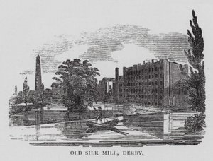 Eski İpek Değirmeni, Derby (gravür) by English School