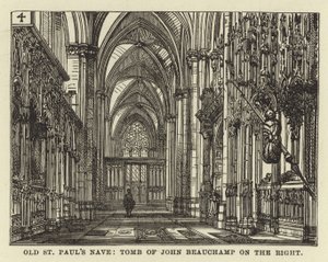 Eski St Pauls Nef, Sağda John Beauchamp