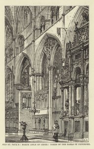 Eski St Pauls, Koronun Kuzey Koridoru, Pembroke Earls Mezarları by English School