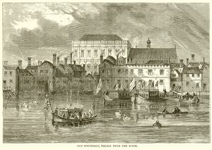 Nehirden Eski Whitehall Sarayı by English School
