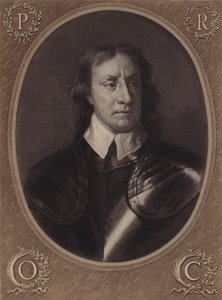 Oliver Cromwell (lito) by English School
