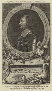Oliver Cromwell, İngiltere
