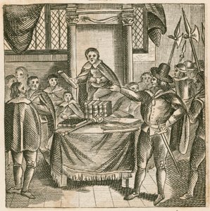 Oliver Cromwell, Rump Parlamentosunu görevden aldı by English School