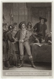 Oliver Cromwell, Uzun Parlamento