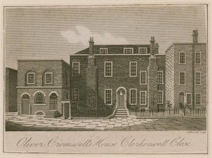 Oliver Cromwells evi, Clerkenwell Close, Londra by English School