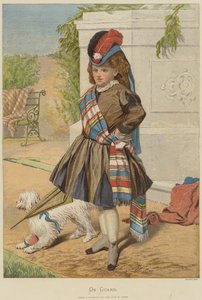 Nöbetçi (chromolitho) by English School