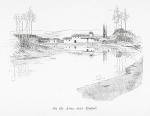 Arno Nehri üzerinde, Empoli yakınlarında (lito) by English School