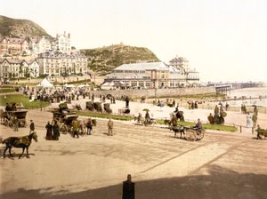 Sahilde, Llandudno (el boyaması fotoğraf) by English School