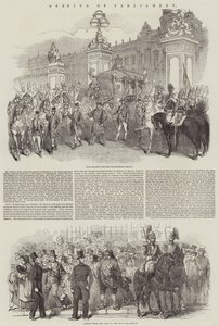 Parlamentonun Açılışı (gravür) by English School