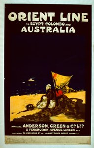 Orient Line Posteri, c.1920