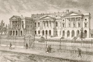 Osgoode Hall, Toronto, Kanada (taş taş) by English School
