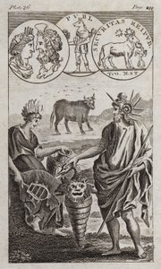 Osiris, Apis, Serapis (gravür) by English School