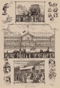 Mevsiminde Oostende (gravür) by English School