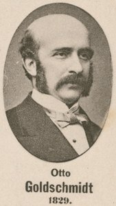 Otto Goldschmidt (gravür) by English School