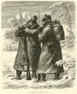 Karda karakol, Ekim 1870 by English School