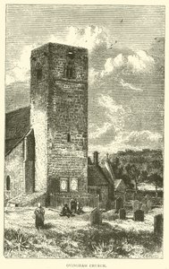 Ovingham Kilisesi (gravür) by English School