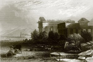 paestum by English School