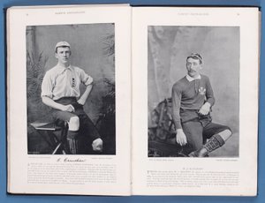 Ünlü Futbolcular 1895-96, Thomas Crawshaw ve William Bancroft'un yer aldığı sayfa, 1896 by English School