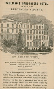 Paglianos Sablonniere Otel, Leicester Meydanı, Londra by English School
