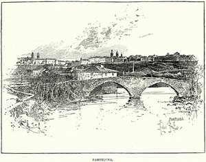 Pampeluna (gravür) by English School