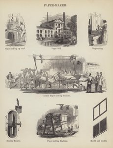 Kağıtçı (gravür) by English School