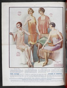 Eşofman, külot, pantolon ve atlet için kağıt desenler, Herkes için moda, Ekim by English School