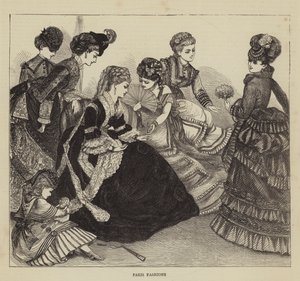 Paris Modası (gravür) by English School