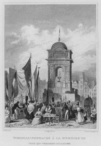 Paris, Temmuzda Ölenlerin Anısına Adanmış Mezar by English School