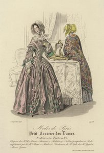 Paris modası, 1843 by English School