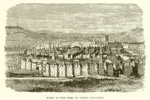 Philip Augustus zamanında Paris by English School