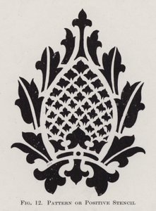 Desen veya Pozitif Stencil (lito) by English School