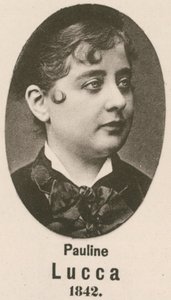 Pauline Lucca (gravür) by English School