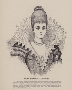 Armut Şeklinde Kuaför (gravür) by English School