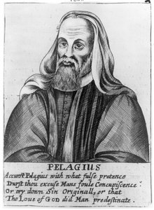 Pelagius (gravür) by English School